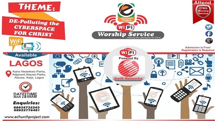 eChurch Project Holds "Wi-Fi Worship", To Populate Cyberspace with Gospel