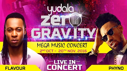Flavour, Phyno Confirmed for Yudala Zero Gravity