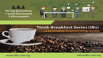 Think Breakfast Series ‘tBs’ Holds January 25