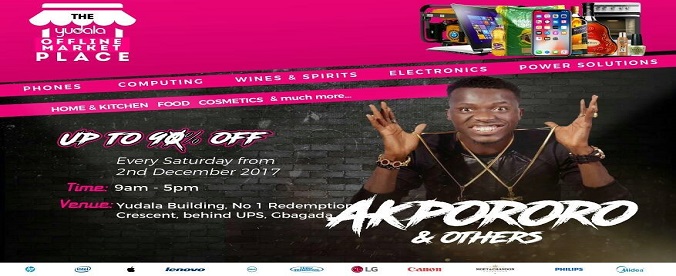 Akpororo, Others @ Gbagada for Yudala Offline Marketplace Launch