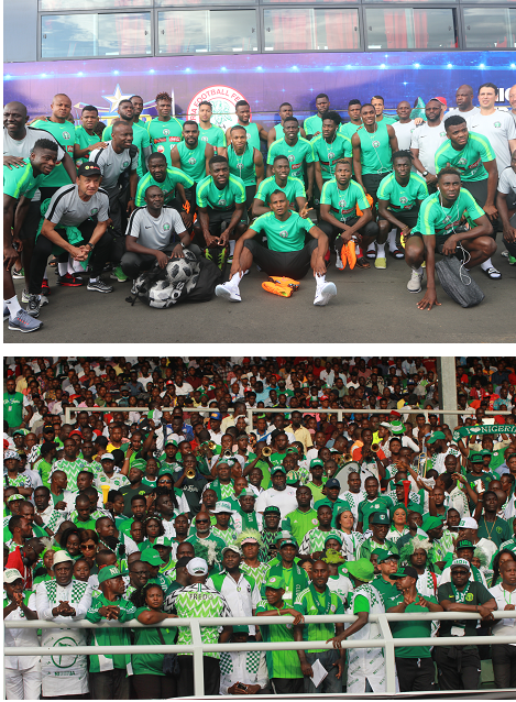 Star Lager, Treats Football Fans With Music In Support Of The Super Eagles