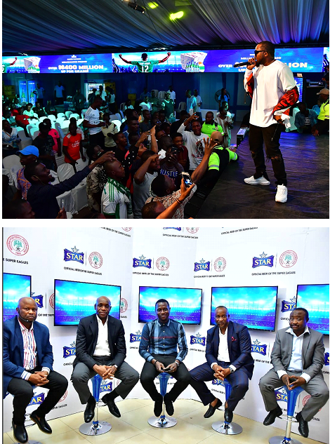 Star Treats Thousands of Ecstatic fans to a lot of Goodies at the Super Eagles Dome