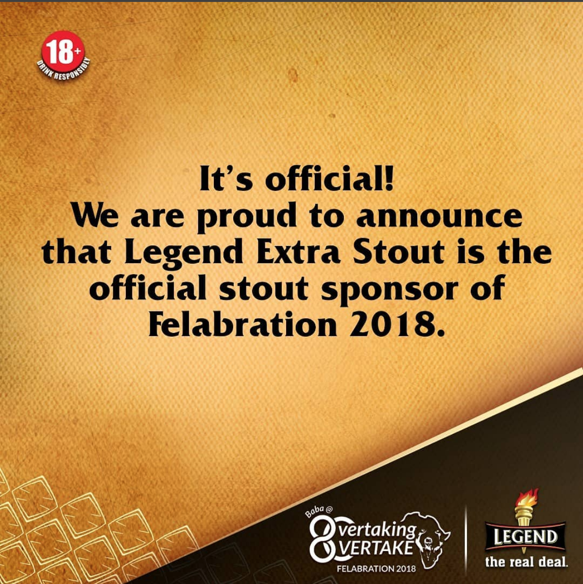 Felabration 2018; Legend Extra Stout Prepares to Honour Fela at 80