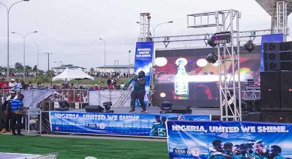 Star Lager Thrills Football Fans As Nigeria Dominates Libya in African Cup of Nations Qualifiers