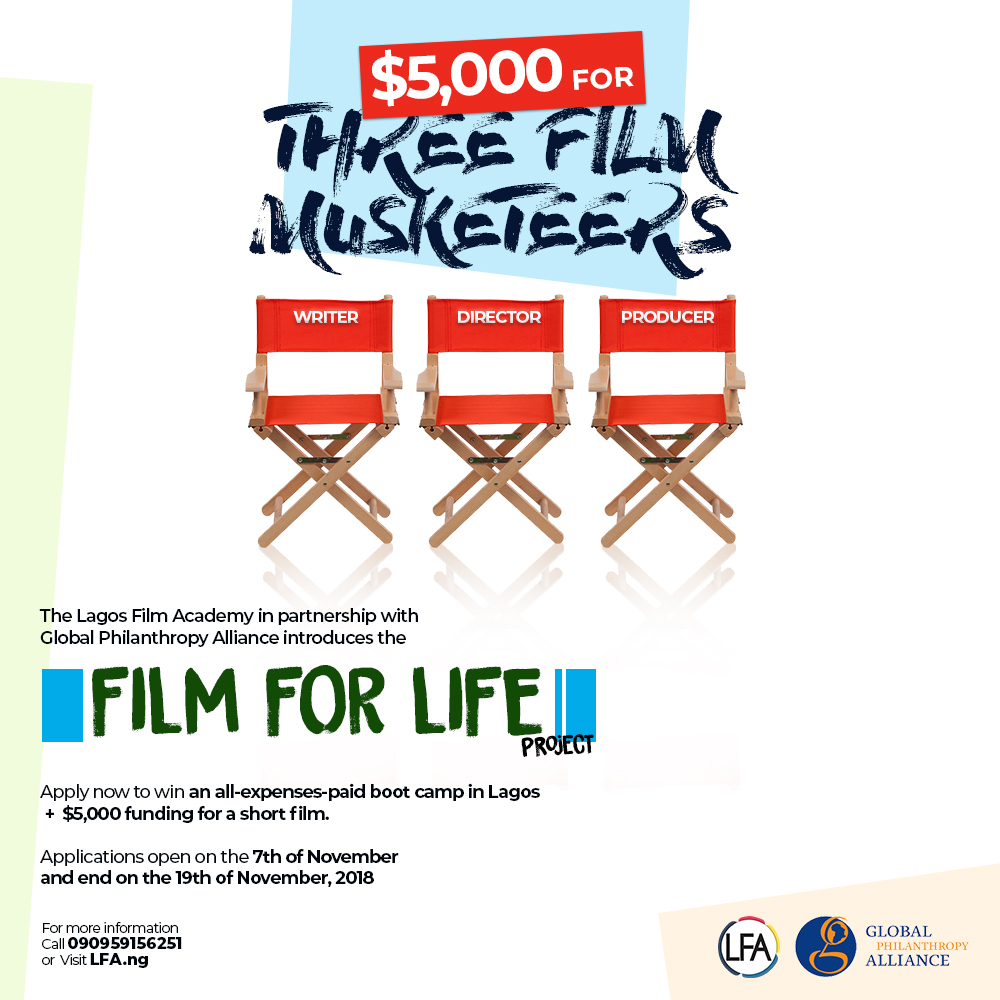 Lagos Film Academy Secures Funding, Announces Competition