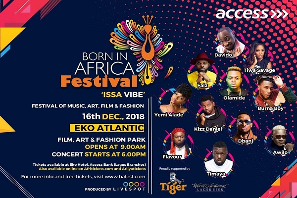 Tiwa Savage, Olamide, Awilo Logomba, Dbanj, Kizz Daniel & Others Shut Down Eko Atlantic, As Tiger Beer Brings the Vibe To BAFEST 2018