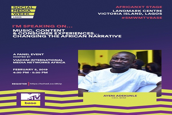 Ayeni Adekunle BHM Boss Named as Social Media Week Lagos panelist
