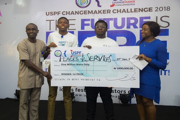 The USPF Changemaker Challenge 2018 Rewards Hackathon Winners
