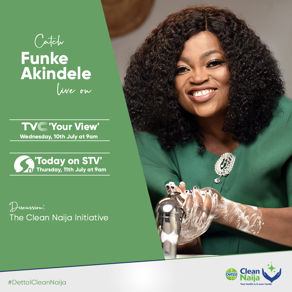 Dettol’s New Moms Program: Funke Akindele To Appear on TVC’s ‘Your View’ And Silverbird TV