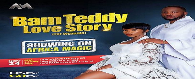 Big Brother Naija’s #BamTeddy Wedding Special on Africa Magic this Sunday, November 24th