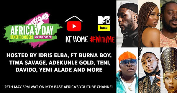 Davido, Burna Boy, Salif Keita Others Added to Africa Day Benefit Concert