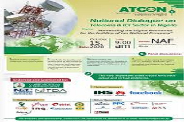 ATCON Reaffirms Date for National Dialogue on telecoms and ICT