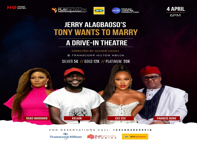 MTN Brings “Tony Wants to Marry” Drama via Drive-In Theatre Performance