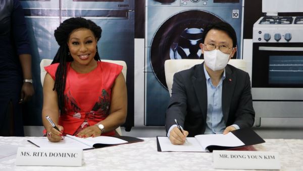 LG Signs Rita Dominic as Brand Ambassador of its Home Appliance Products