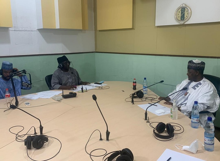 Danbatta Sheds Light on Telecoms Issues @ Radio Nigeria Kaduna