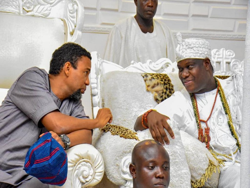 Karl Toriola, CEO MTN Nigeria Pays Courtesy Visit to the Ooni Of Ife