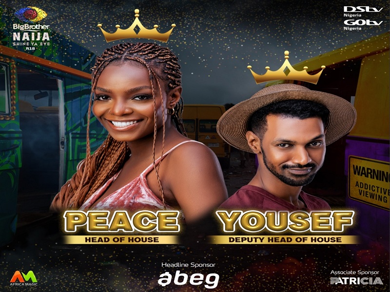 BBNaija Shine Ya Eye: Peace Wins First Head of House Challenge