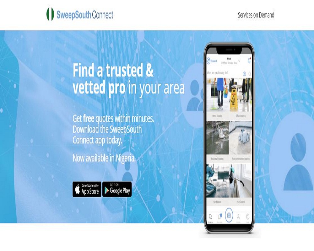 SweepSouth Connect, A Home Services Platform Launches in Nigeria