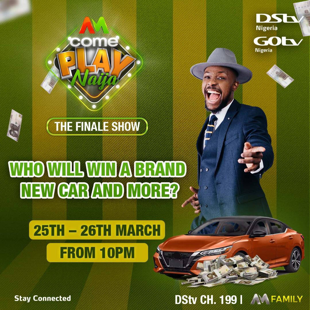 Season Finale of Come Play Naija Airs this Weekend