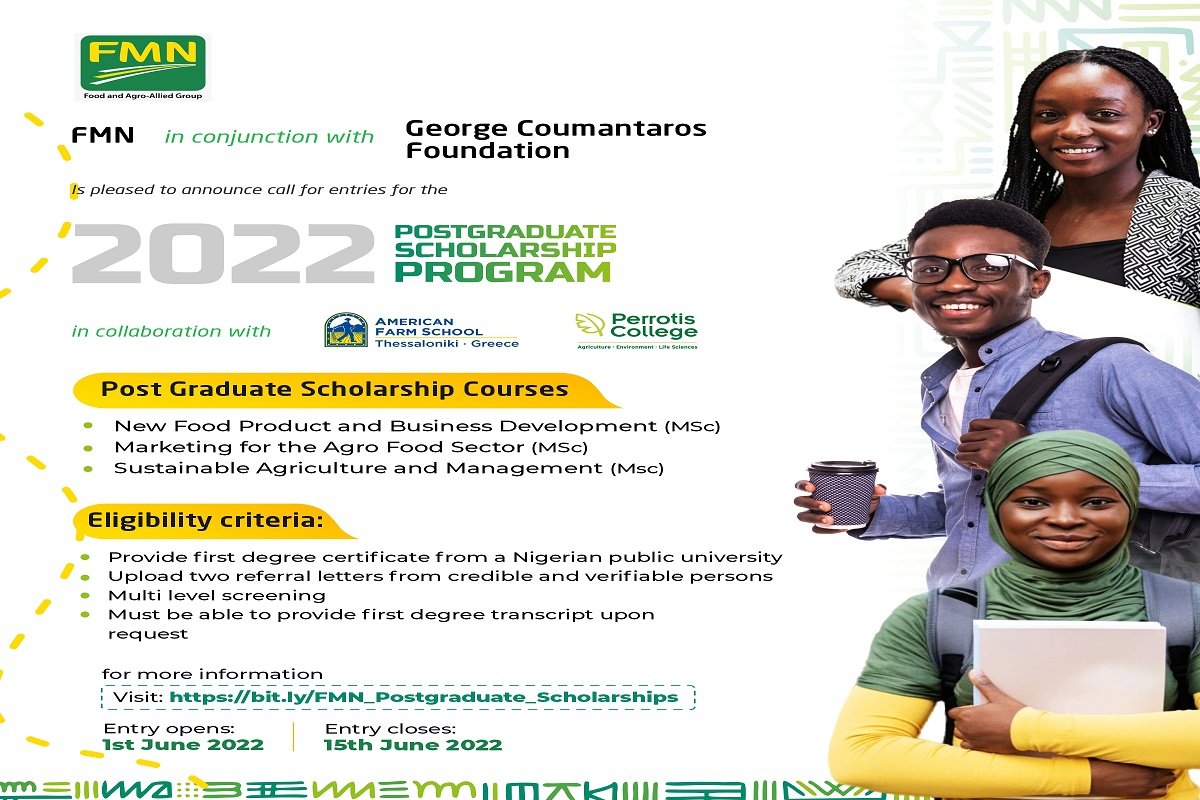 FMN Partner’s George Coumantaros Foundation, Others, to Offer a Postgraduate Scholarship Program for Nigerians