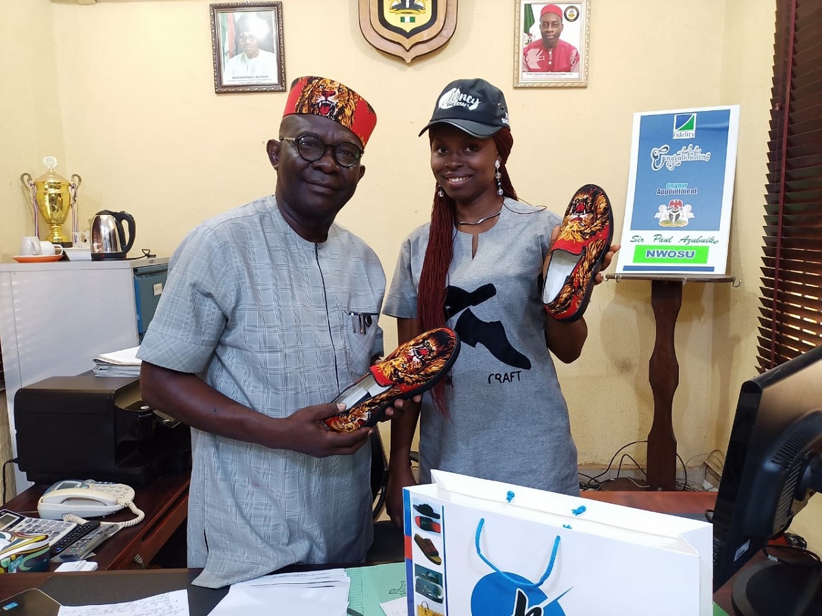Commissioner for Information Anambra State Endorses NANCYSHOECRAFT Brand
