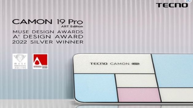 TECNO Camon 19 Mondrain Edition Wins Muse Design & A’ Design 2022 Awards