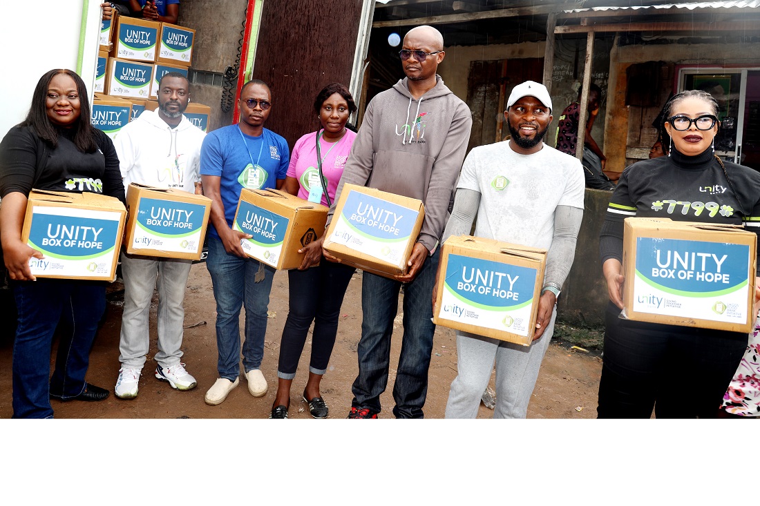 Unity Bank, Lagos Food Bank Partner to Donate Food Items to Lagos Community