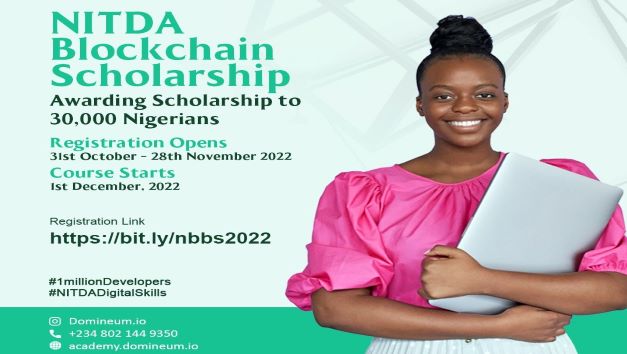NITDA, Domineum Launch Blockchain Scholarship 2022