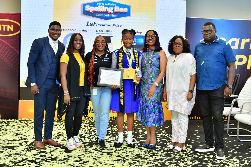 Kate Ene David Wins 2022 MTN mPulse Spelling Bee Competition, to Act as MTN CEO for One Day