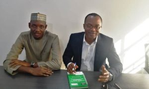 R-L: Chairman of the Association, Mr. Ivan Anya and the Secretary, Mr. Abdullaziz Ari, during a press conference in Abuja, recently