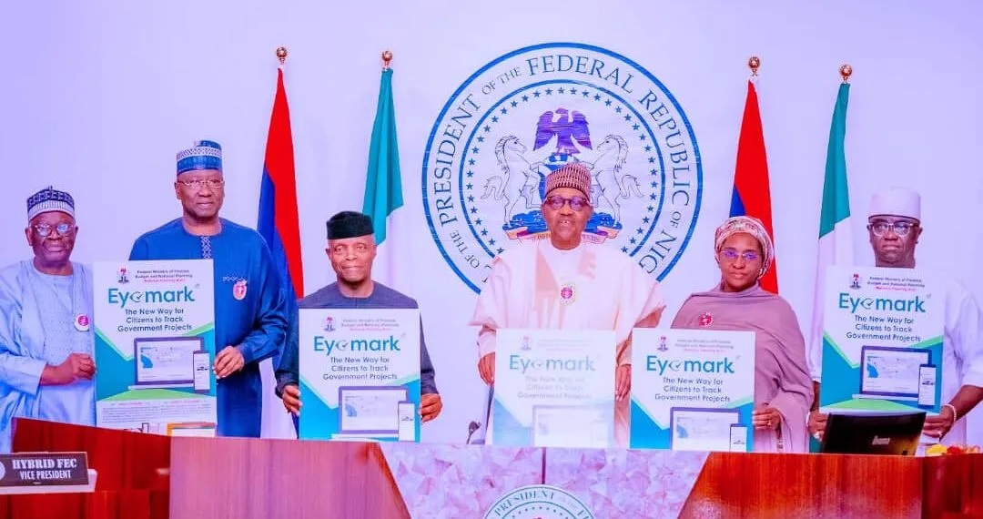 Buhari Launches “EYEMARK” Project Monitoring Mobile App