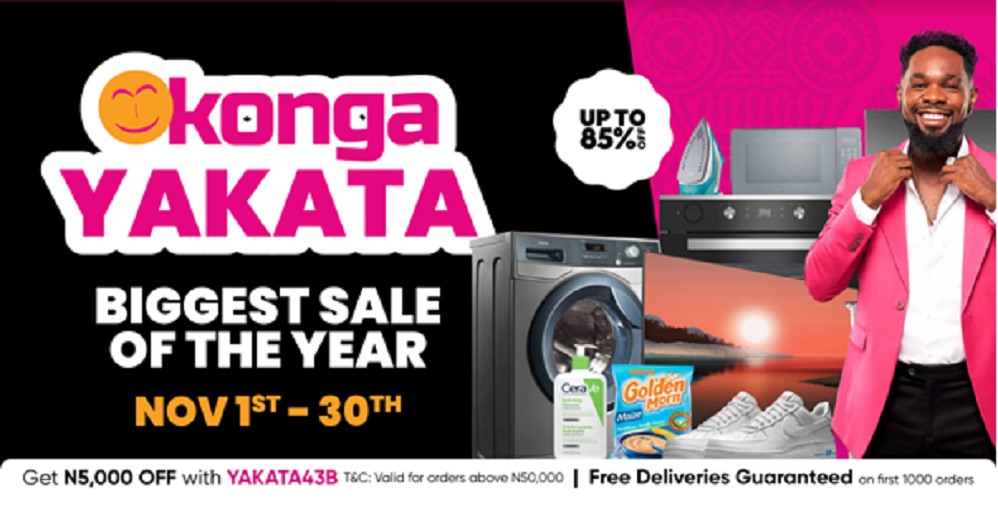 2023 Konga Yakata: Nigeria's Biggest Sale Event of the Year, Goes Live Wednesday
