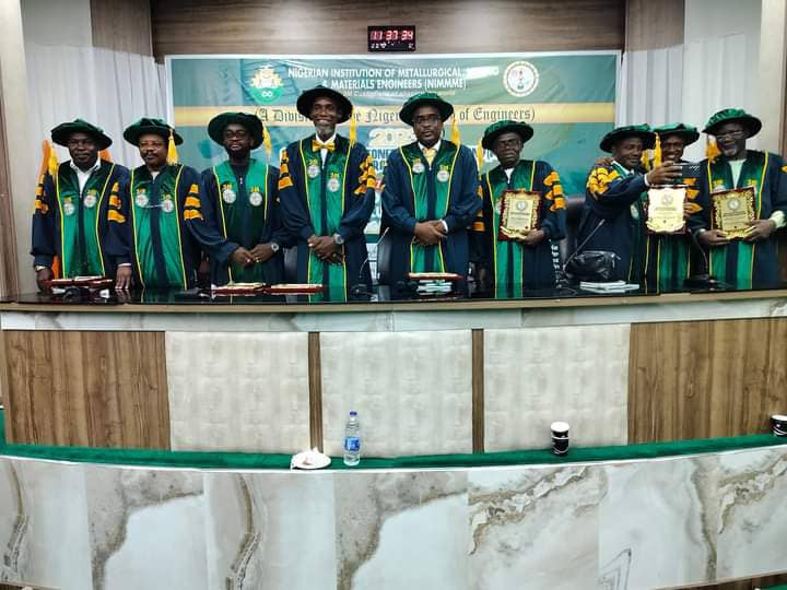 Nigerian Institution of Metallurgical, Mining and Materials Engineers (NIMMME or 3M) hosts Fellowship Ceremony & Honours Illustrious Nigerians