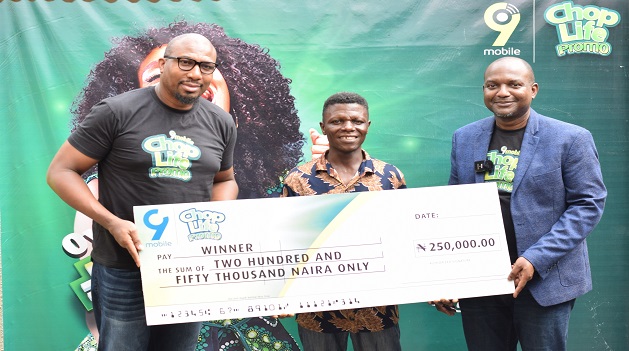 90 Winners Emerge from First Draw of the 9mobile ChopLife Promo