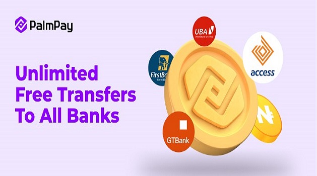 Transfers are now Free on the PalmPay App to all Banks, Ts & Cs Apply
