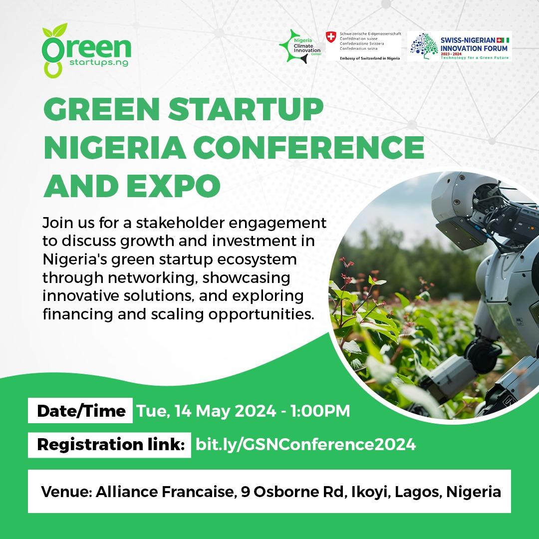 Inaugural Green Startup Nigeria Conference and Expo to Catalyze Innovation and Sustainability in the Startup Ecosystem