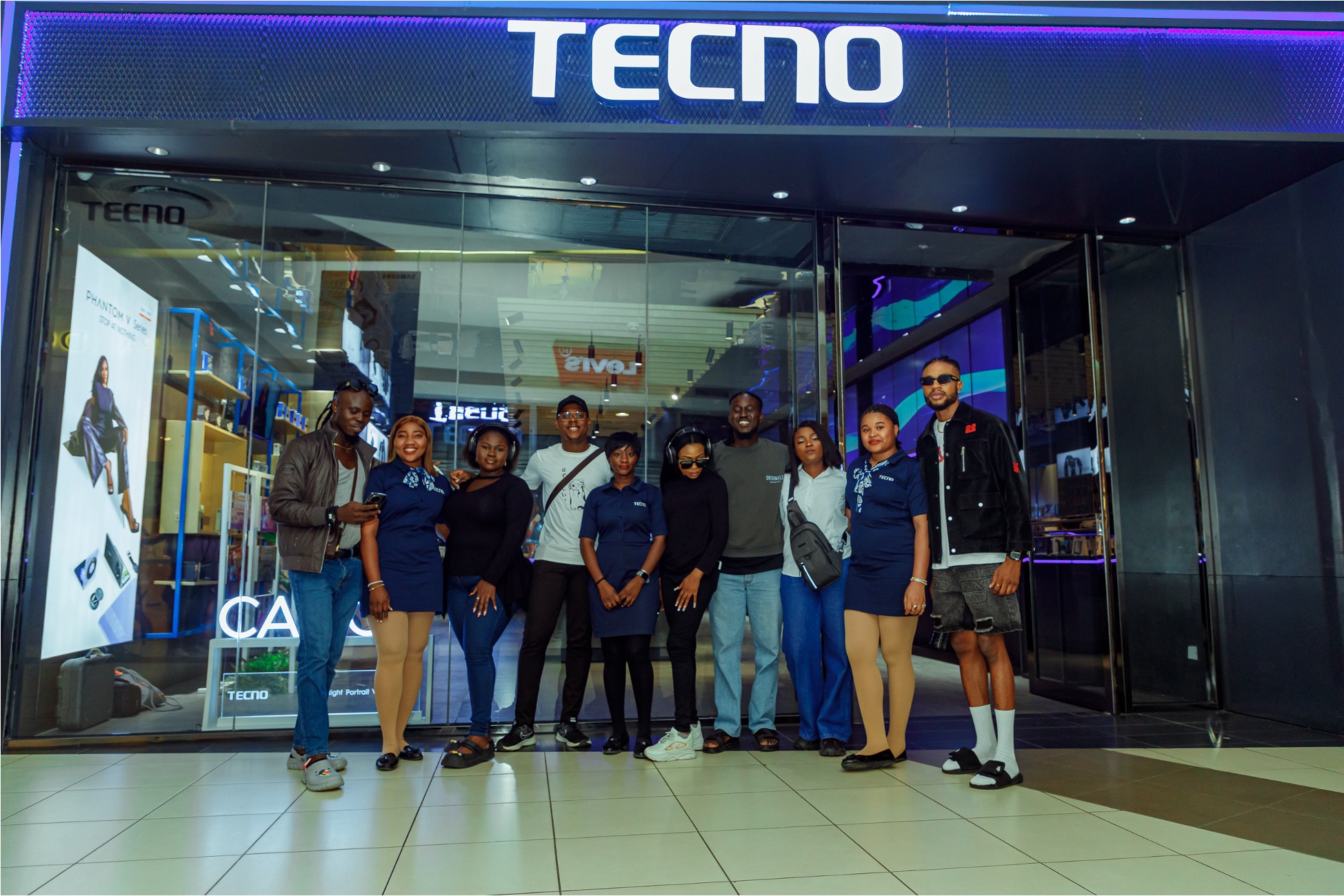 Nigerian Idol Top 7 Lights Up TECNO Exclusive Store @Ikeja City Mall