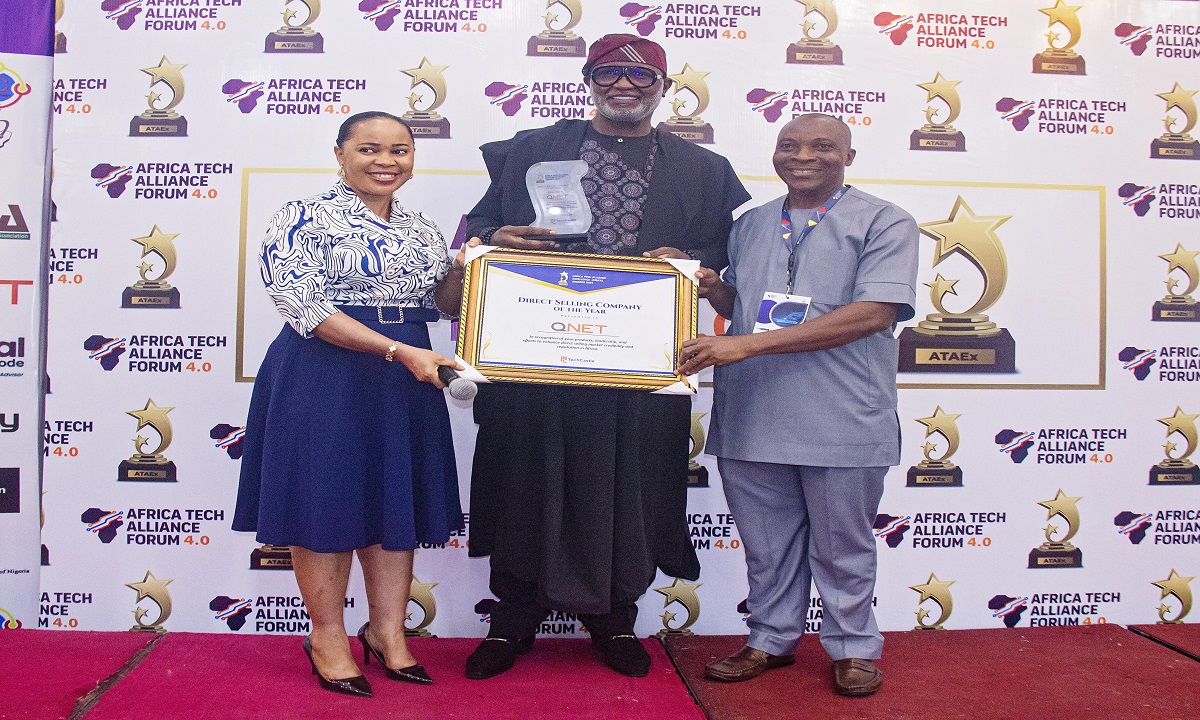 QNET Named 'Direct Selling Company of the Year' at AfriTECH 4.0 Awards