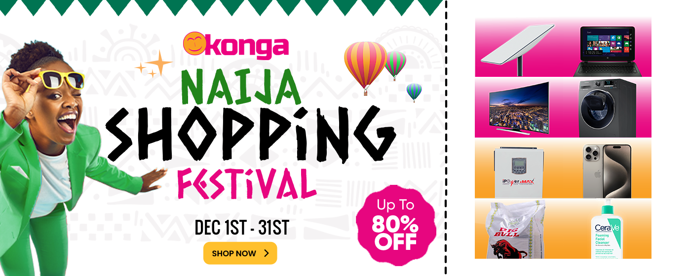 Naija Shopping Festival: Konga Offers Unbeatable Christmas Deals