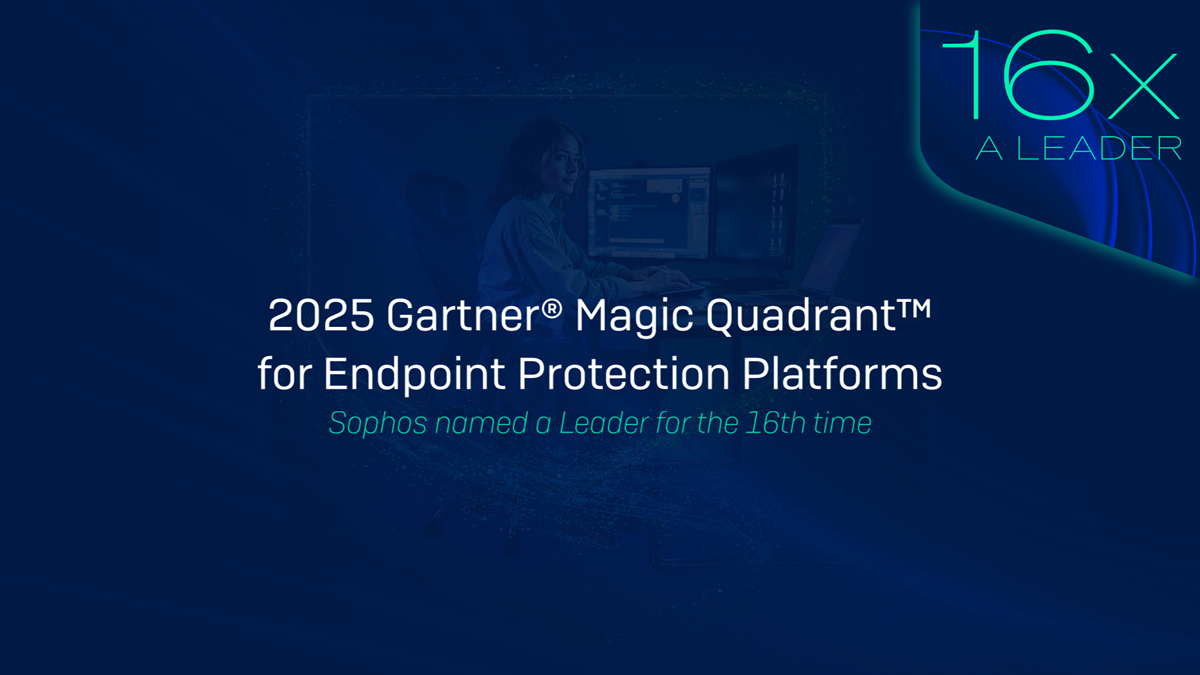 Sophos Secures Leadership Spot in 2025 Gartner Magic Quadrant for Endpoint Protection