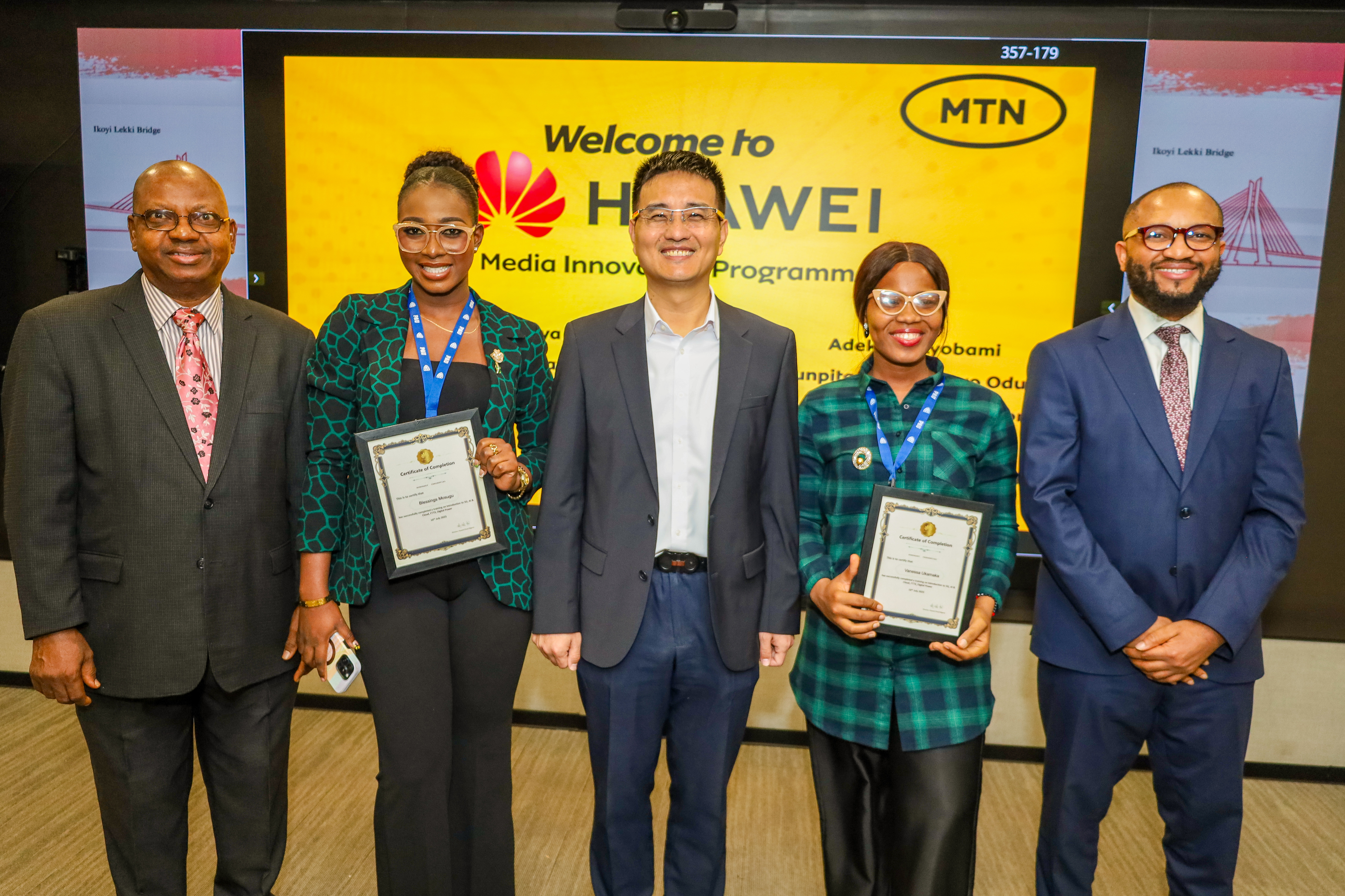 Huawei Hosts MTN MIP Fellows for Immersive Tech Experience in Lagos