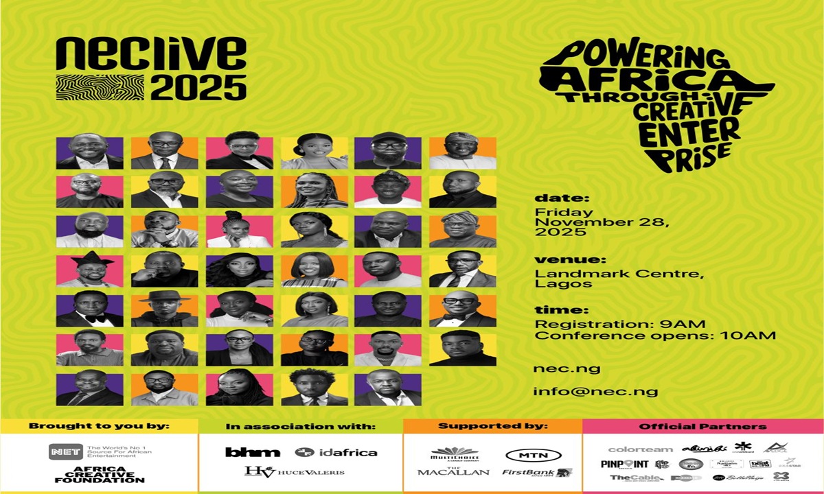 NECLive 2025 Celebrates Nollywood and Afrobeats’ Global Rise, Eyes Sustainable Growth