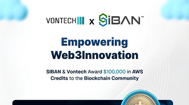 SiBAN Partners Vontech to Strengthen Nigeria’s Blockchain Ecosystem with $100,000 AWS Cloud Support for Startups