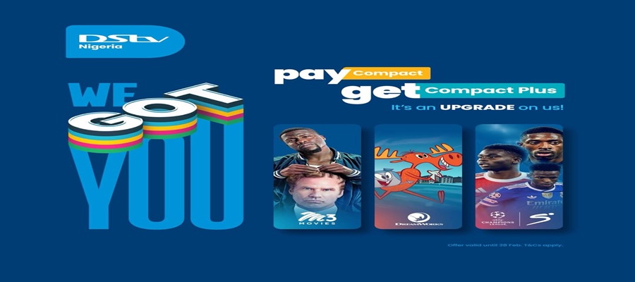 DStv Offers Instant Package Upgrade for Customers from January to February