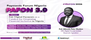 Digital Encode Sponsors PAFON 3.0 as CVO Prof. Adewale Set to Deliver Keynote on Cybersecurity and Trust