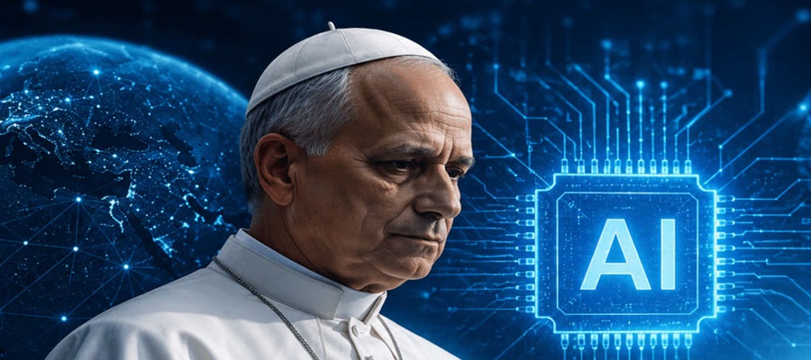 Pope Calls for ‘Disarming’ of AI, Warns of “New Forms of Slavery”