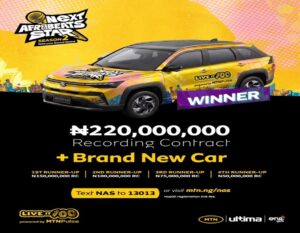 MTN Nigeria Opens Applications for Next Afrobeats Star Season 2 with Bigger Prizes