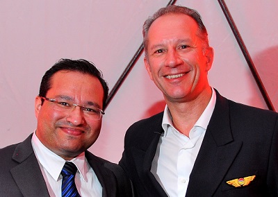 l-R: Prashant Khattar, Founder and Managing Director of Infinia Services and Solutions with James Benoit, Chief Executive Officer and Executive Director of AfrAsia Bank.