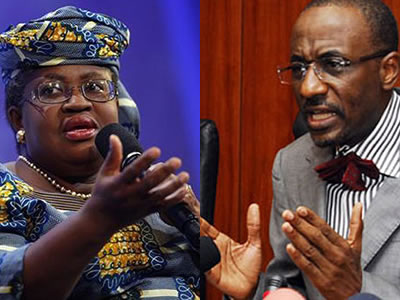 Ngozi Okonjo-Iweala, Coordinating Minister for the Economy and Sanusi Lamido Sanusi, governor of Central Bank of Nigeria