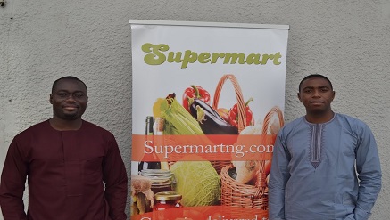 Gbolahan Fagbure and Raphael Afaedor, co-founders of Supermart